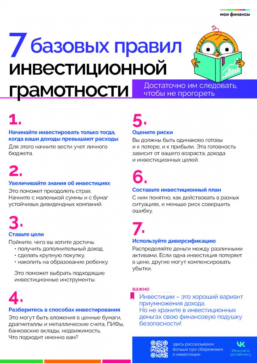 7 базовых правил инвестиционной грамотности